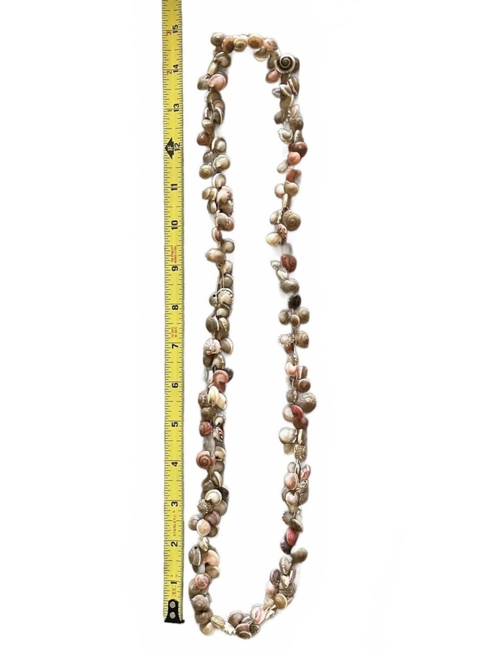 Handcrafted Multi-Color Shell Bead Necklace - Picture 8 of 8